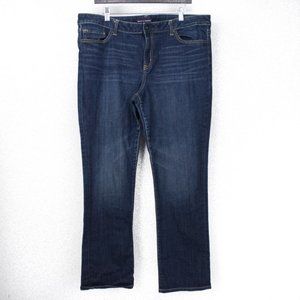 Tommy Hilfiger Womens Jeans 18 Straight Medium Was